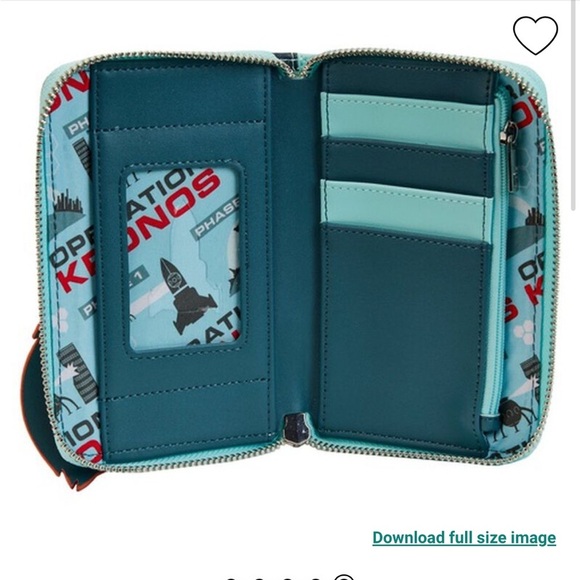 NEW The Incredibles Syndrome Glow Zip Around Wallet - Picture 4 of 4